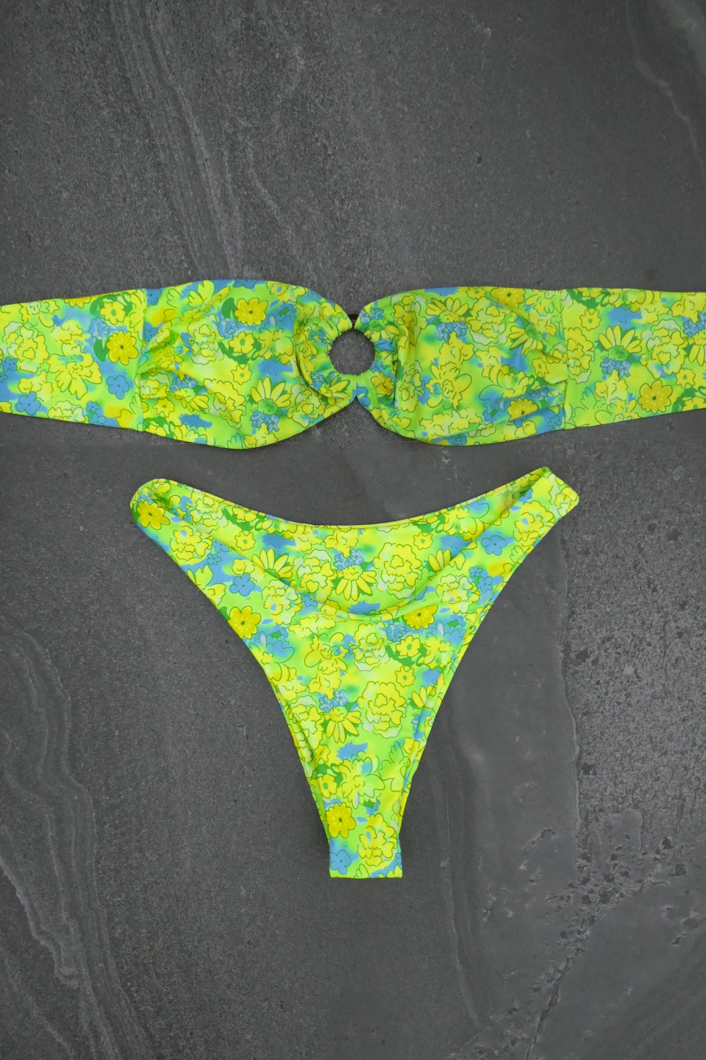 Lime Bandeau Top