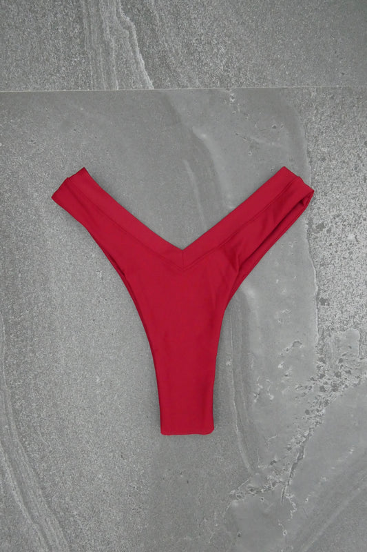 Maroon Bikini Bottoms